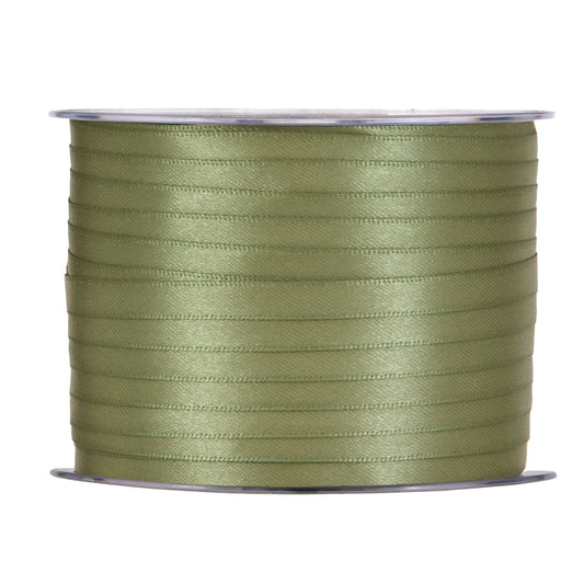 NASTRO DOPPIO RASO VERDE SALVIA