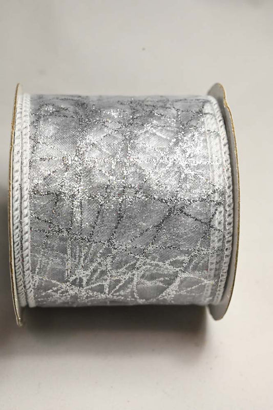 GLITTER ORGANZA MM63X10MT SILVER