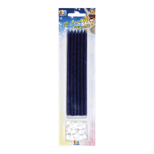 12 CAND. MATITE + SUPP. BLU