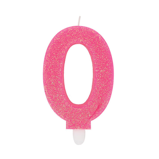 NUM. 0 DI CERA SWEETY FUXIA GLITTER