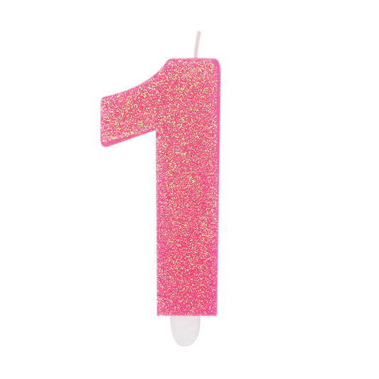 NUM. 1 DI CERA SWEETY FUXIA GLITTER