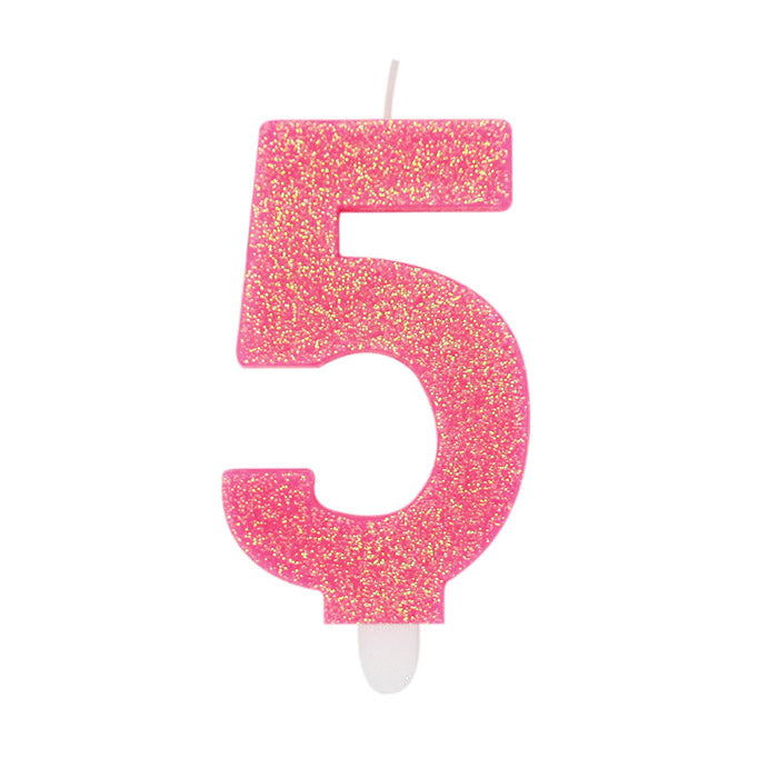 NUM. 5 DI CERA SWEETY FUXIA GLITTER
