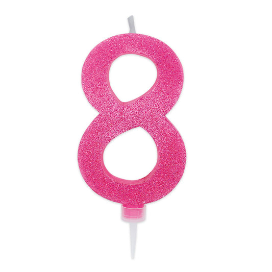 NUM. 8 MAX DI CERA SWEETY FUXIA GLITTER