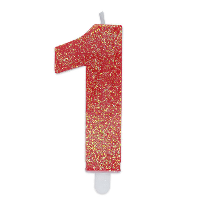 NUM. 1 DI CERA SWEETY ROSSO GLITTER