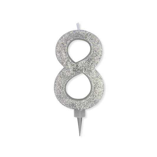 NUM. 8 MAX DI CERA SWEETY SILVER GLITTER