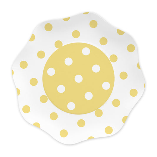 10 PIATTI CM.23 POIS CREMA