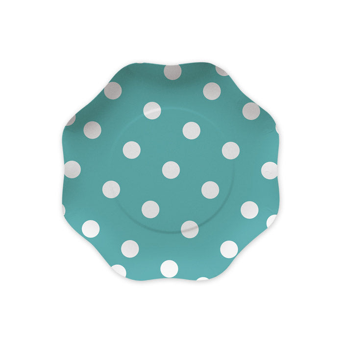 10 PIATTI CM.18 POIS TIFFANY