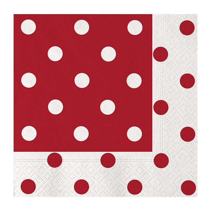 20 Tov.Li Cm.33 X 33 Pois Rosso