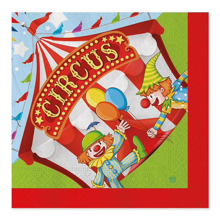 20 Tov.Li Cm.33 X 33 Circus Party