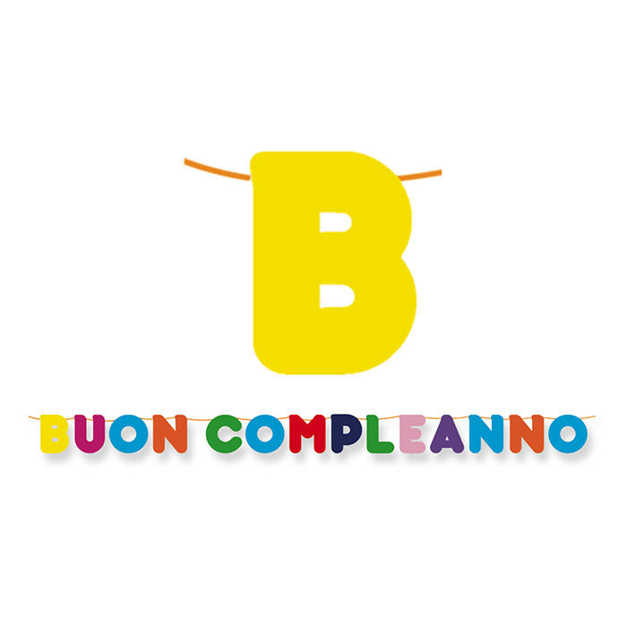 Kit Scritta maxi Buon Compleanno mt.6