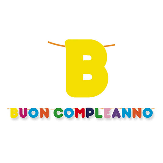 Kit Scritta maxi Buon Compleanno mt.6