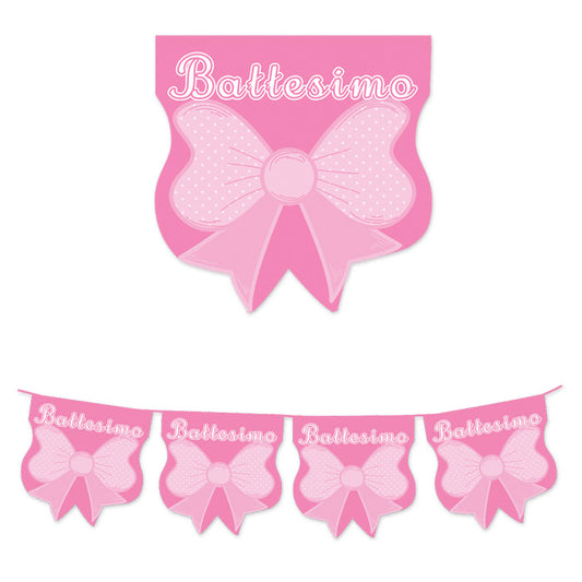 FESTONE BAND. IN PLASTICA BATTESIMO BABY