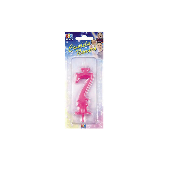 NUM. 7 DI CERA FUXIA