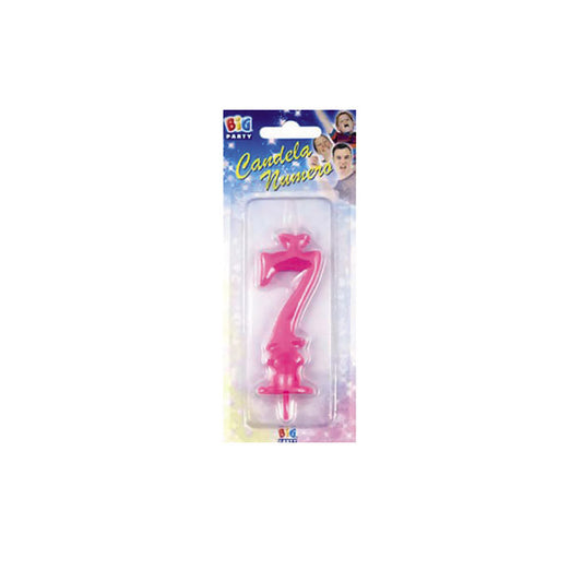NUM. 7 DI CERA FUXIA