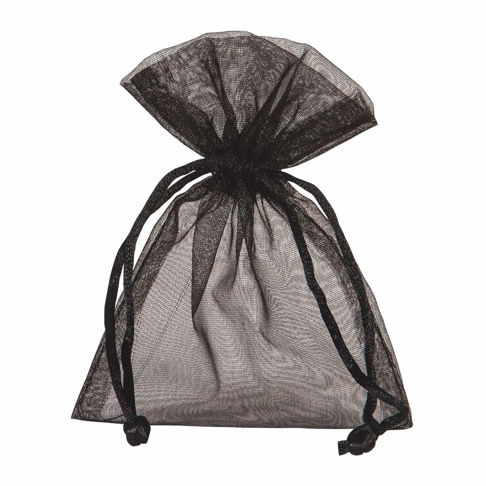 SACCHETTO ORGANZA NERO
