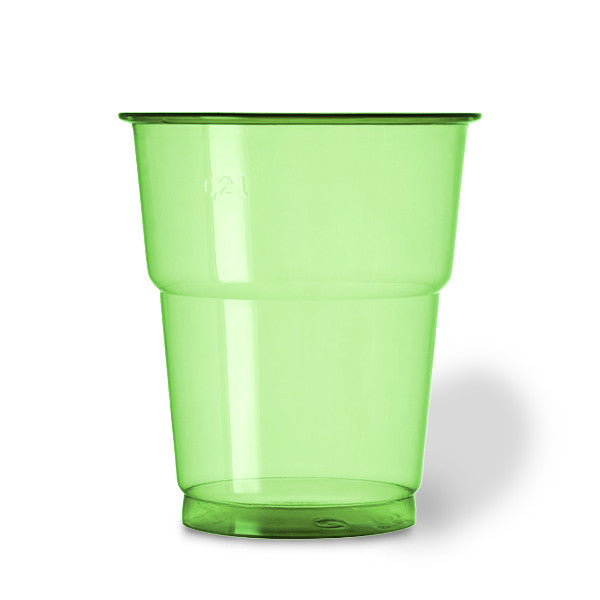 BICCH. 250 CC. PET VERDE 50PZ. NATURA