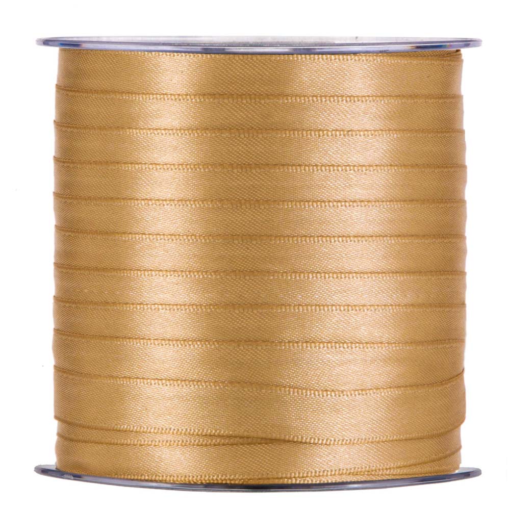NASTRO DOPPIO RASO ORO CHIARO