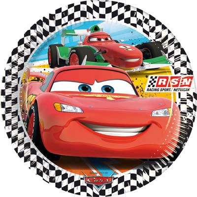 PIATTO 23 CM BUSTA 8 PZ *CARS RSN