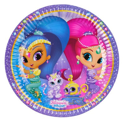 8 PLATES SHIMMER & SHINE 23CM