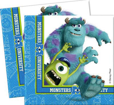 TOVAGLIOLO 33X33 CM *MONSTERS UNIVERSITY