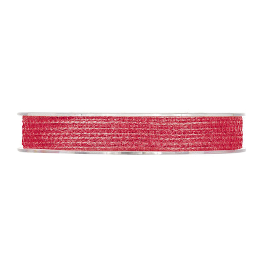 JUTE RIBBON MM15X12MT RED
