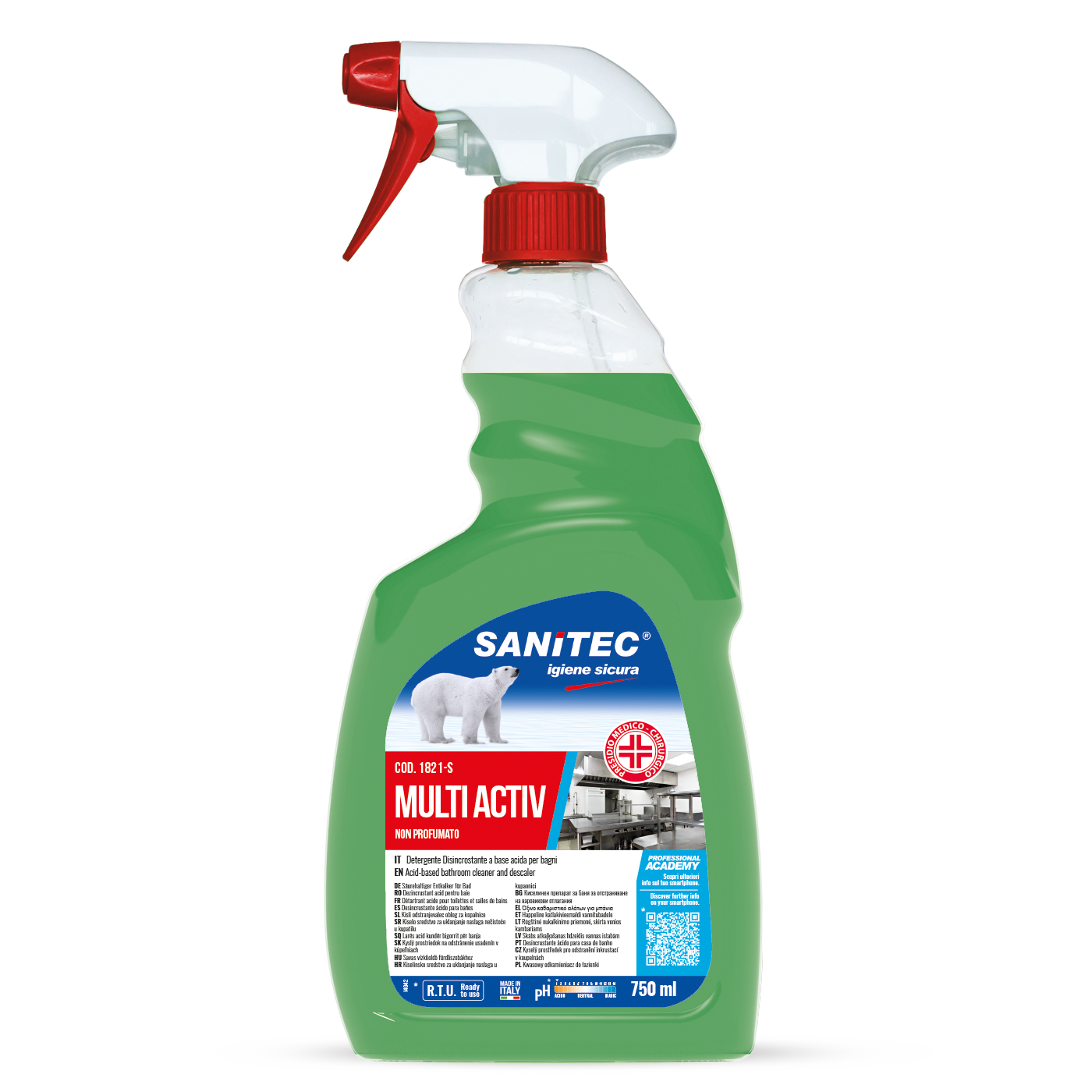 MULTI ACTIV DISINFETTANTE 750ML 6PZ