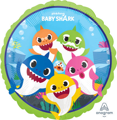 STANDARD FOIL BALLOON BABY SHARK