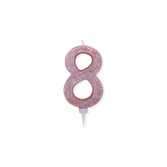 NUM. 8 MAX DI CERA SWEETY ROSE GOLD GLIT