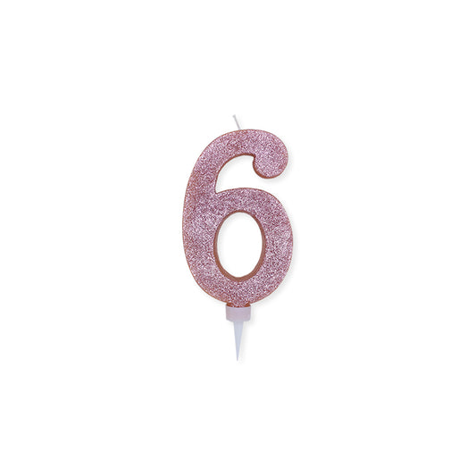 NUM. 6 MAX DI CERA SWEETY ROSE GOLD GLIT
