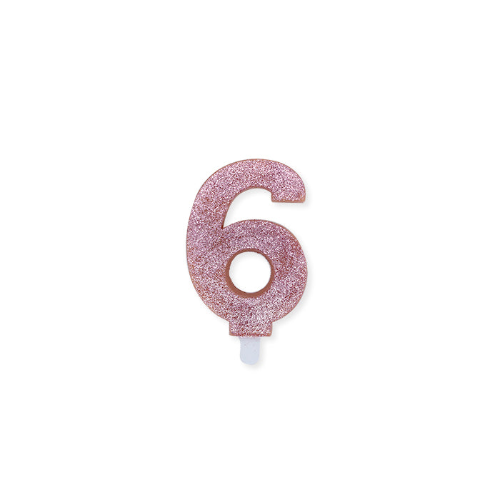 NUM. 6 DI CERA SWEETY ROSE GOLD GLITTER