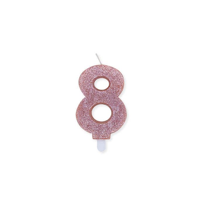 NUM. 8 DI CERA SWEETY ROSE GOLD GLITTER