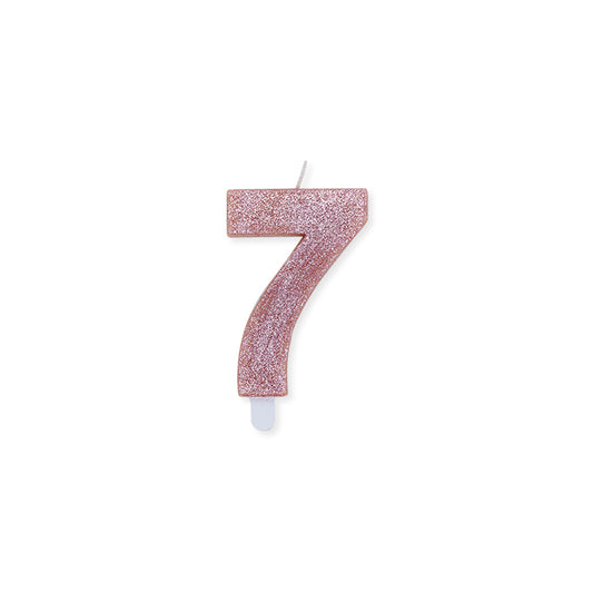 NUM. 7 DI CERA SWEETY ROSE GOLD GLITTER