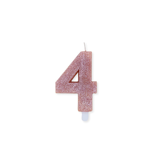 NUM. 4 DI CERA SWEETY ROSE GOLD GLITTER