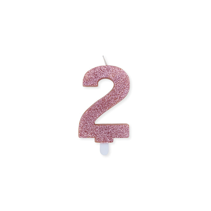 NUM. 2 DI CERA SWEETY ROSE GOLD GLITTER