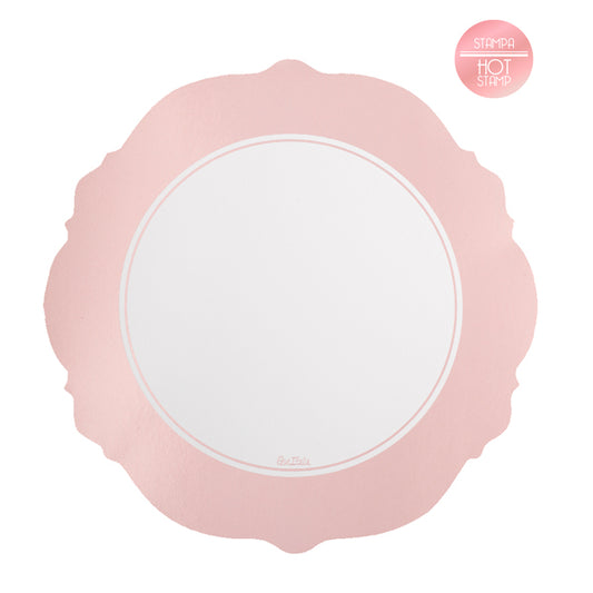 CF.4 SOTTOPIATTI LIBERTY BIANCO BORDO RO