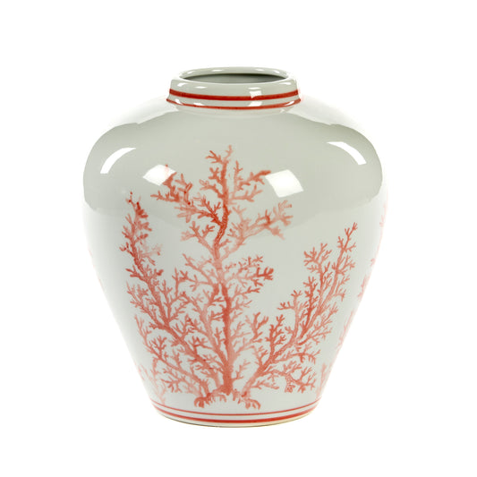 VASO CORALLO WH/RD 24CM
