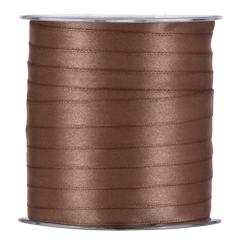 NASTRO DOPPIO RASO MARRONE CHIARO