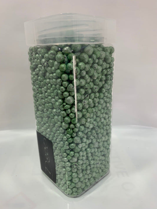 PERLE BRILLANTI VERDE 4-8 MM