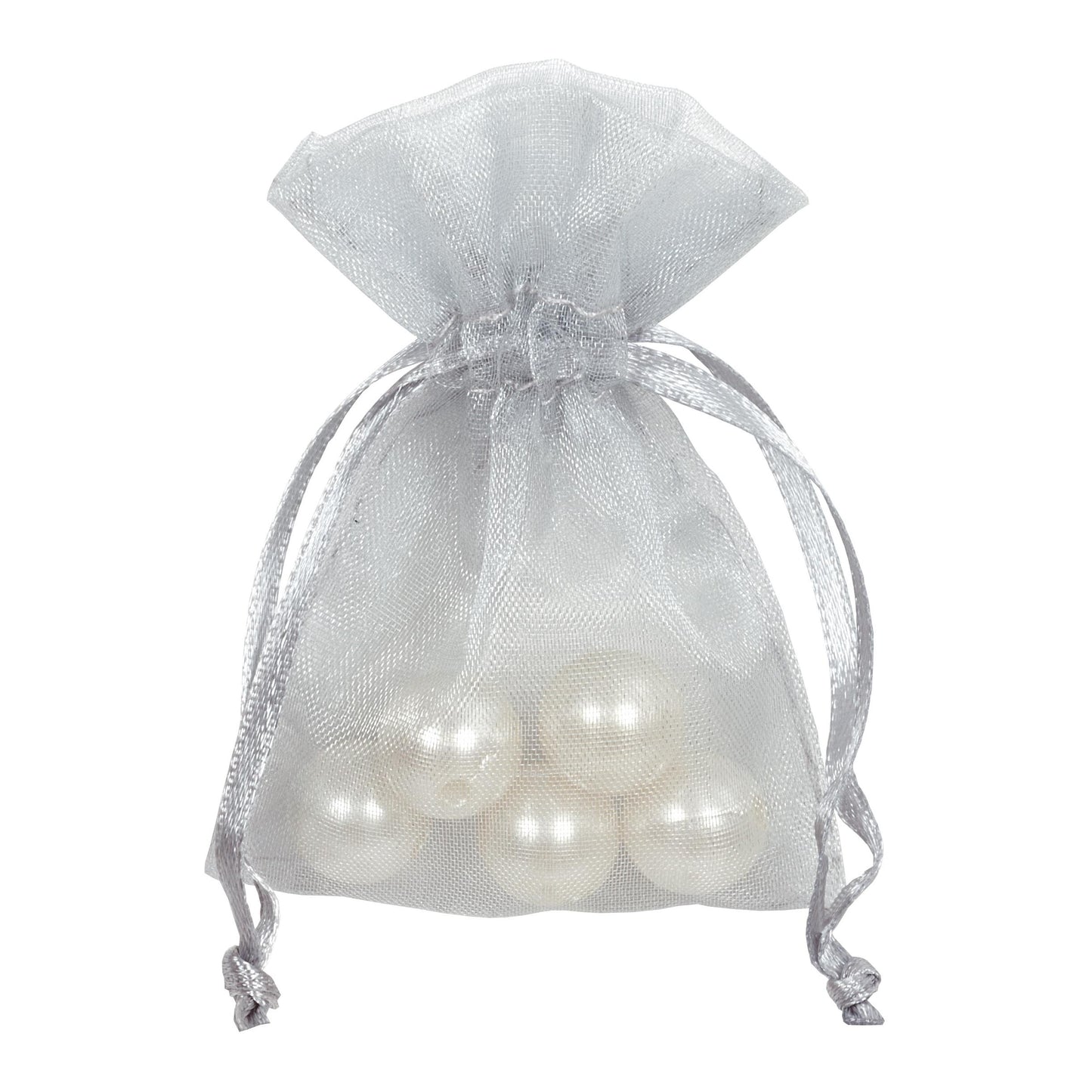 SACCHETTO ORGANZA RASO CON TIRANTE