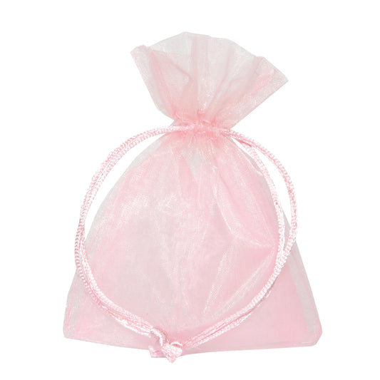SACCHETTO ORGANZA ROSA