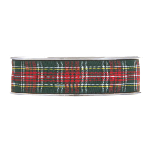NASTRO TARTAN VERDE E ROSSO