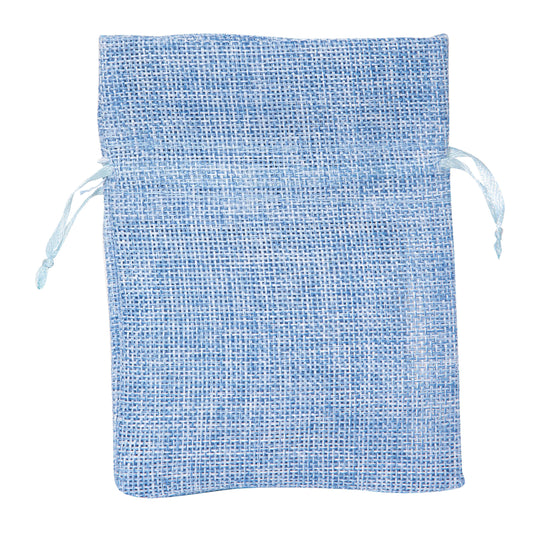 BUSTINA IN TELA AZZURRA