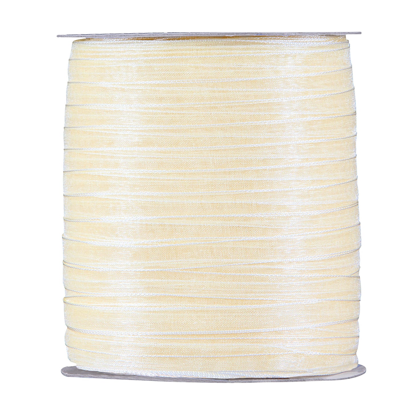 NASTRO ORGANZA EFFETTO LUCENTE CREMA