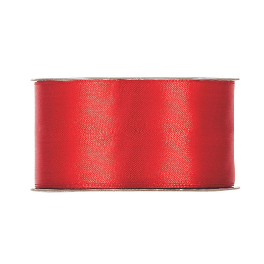 NASTRO DOPPIO RASO ROSSO 40 MM X 25 M