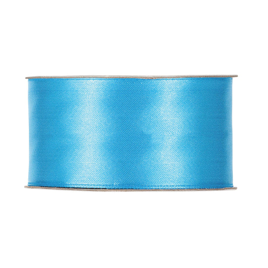 NASTRO DOPPIO RASO TURCHESE 40 MM X 25 M