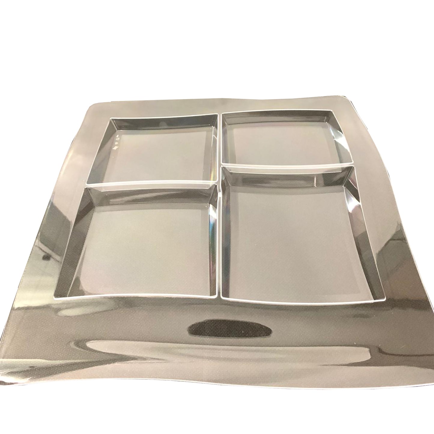 VASSOIO 35X36 FOOF POKER TRASPARENTE