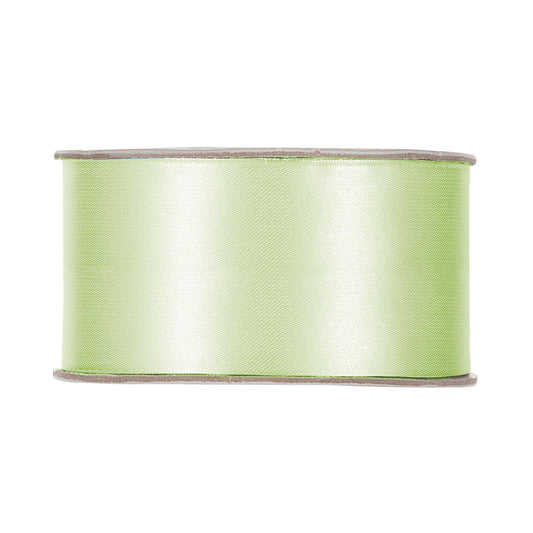 NASTRO DOPPIO RASO VERDE LIME