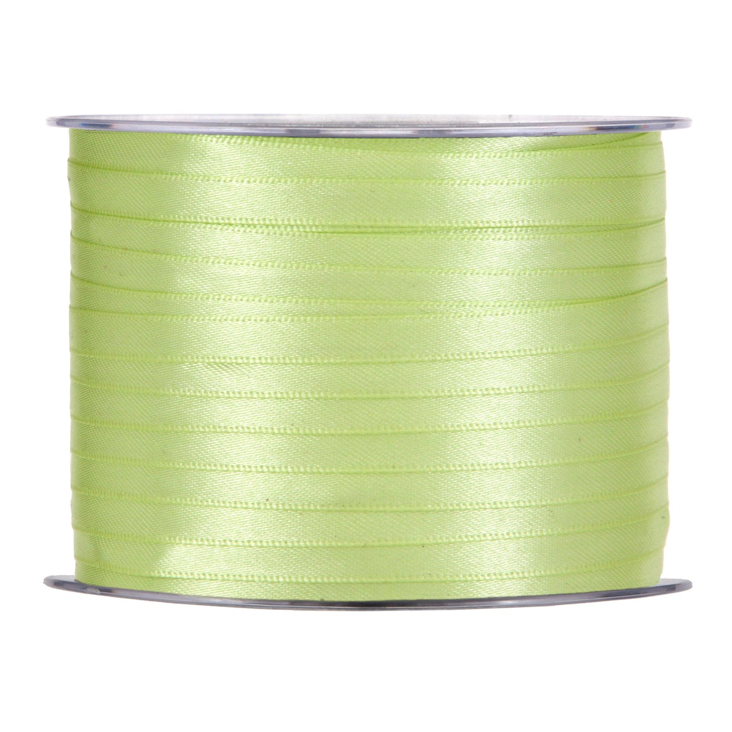 NASTRO DOPPIO RASO VERDE LIME