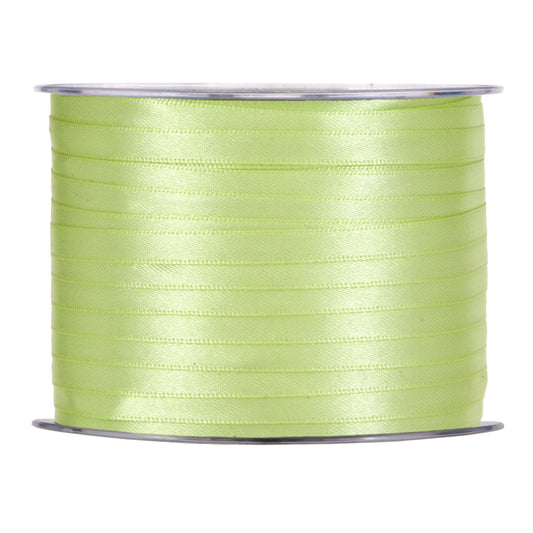NASTRO DOPPIO RASO VERDE LIME