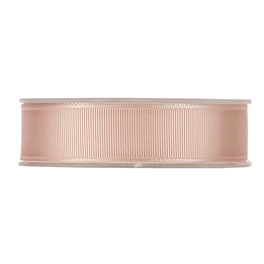 NASTRO GROS-GRAIN ROSA PELLE 25 MM X 20M